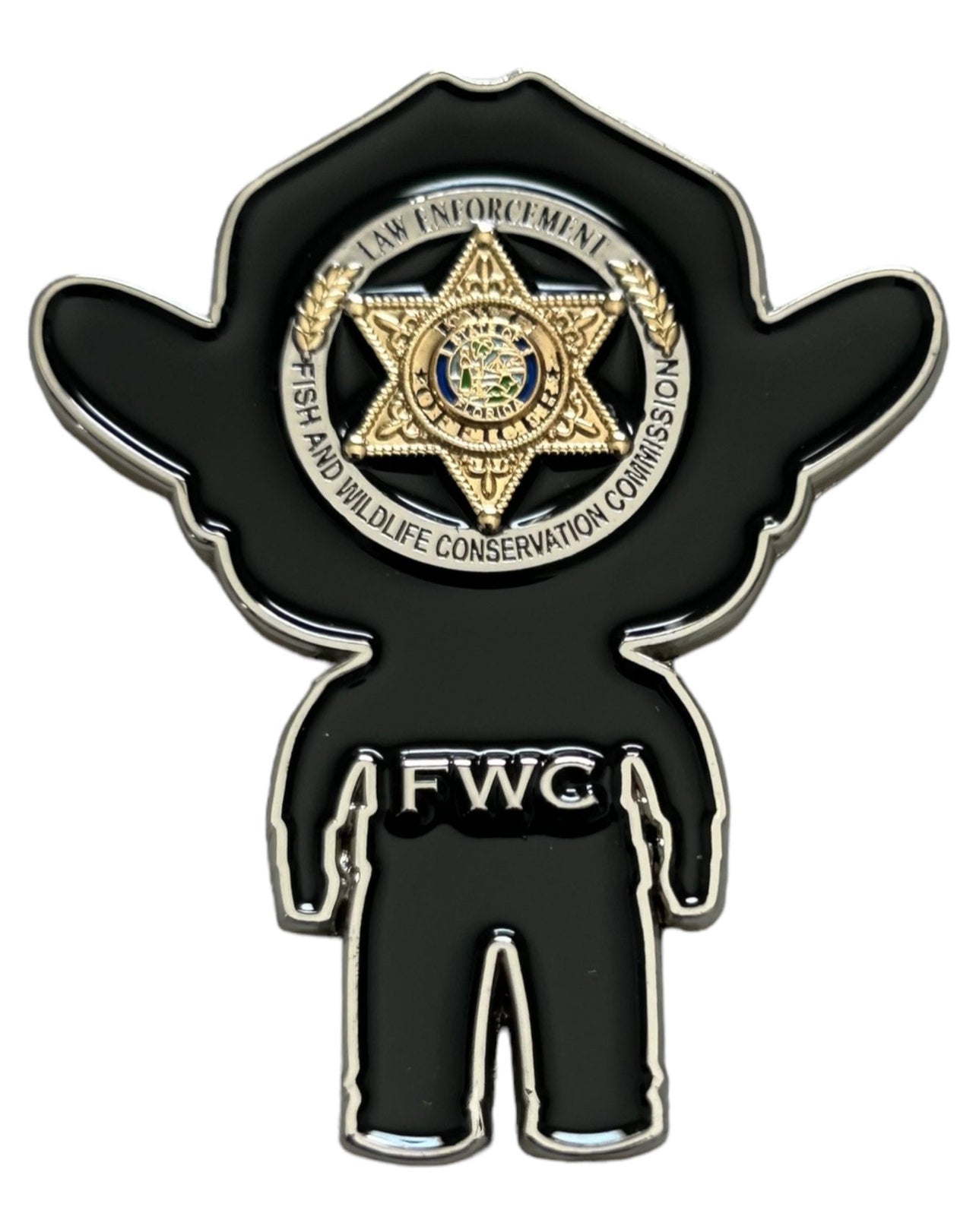 Florida Fish & Wildlife Conservation Commission Funko Pop FWC Mini Officer Challenge Coin V2