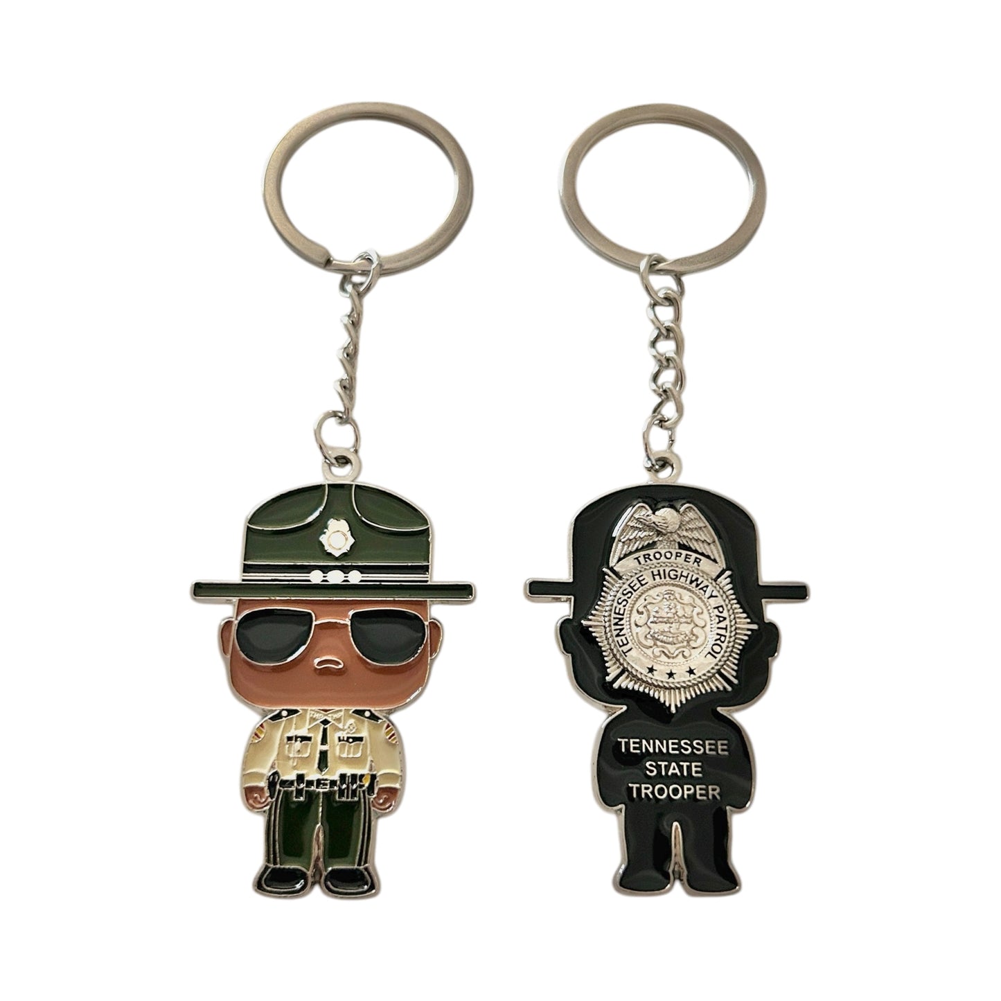 Tennessee Highway Patrol Funko Pop Mini Trooper Keychain