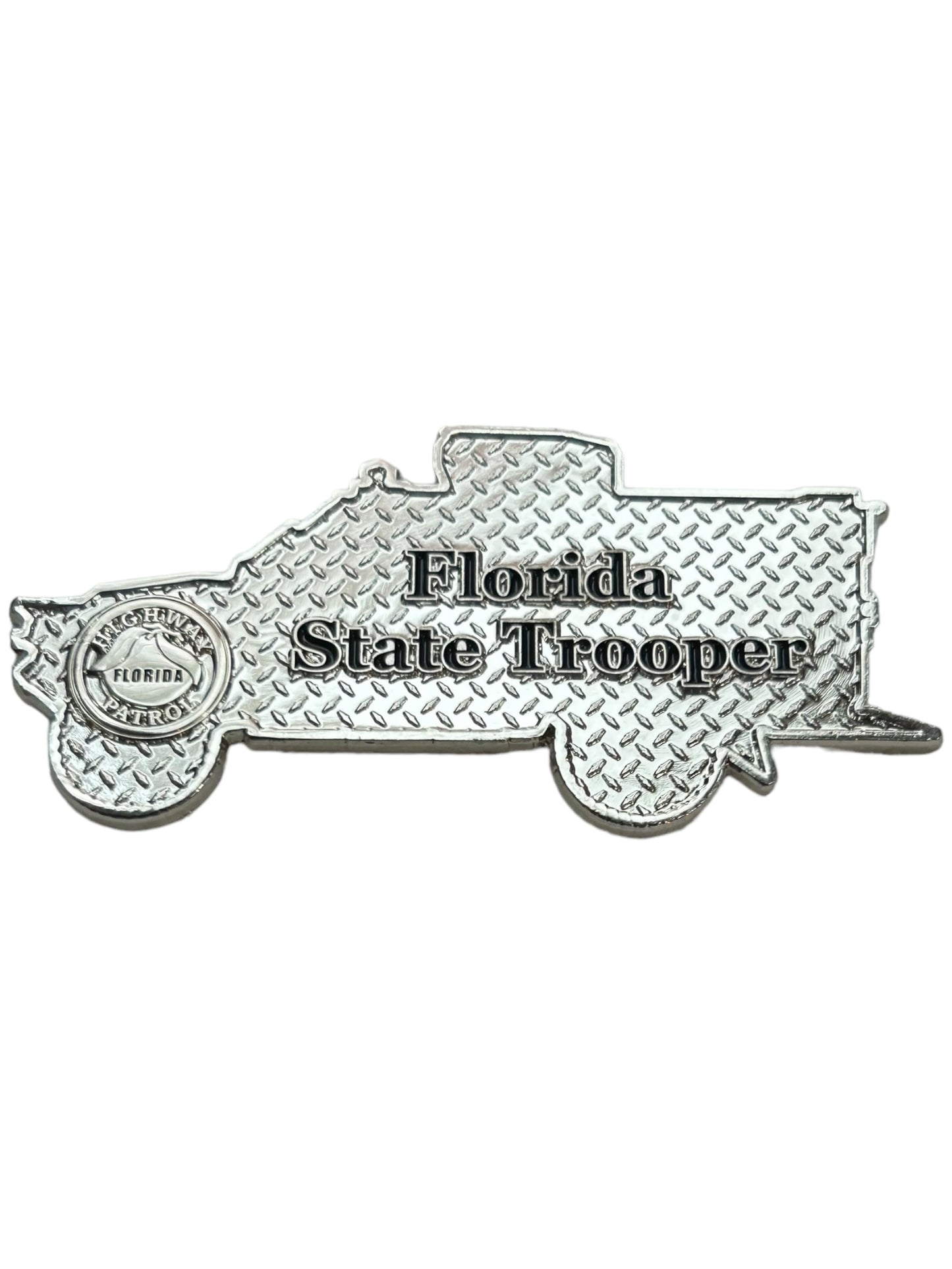 Florida Highway Patrol Bearcat Armored Vehicle Challenge Coin SWAT Team SRT TAC TRT Police State Trooper FHP