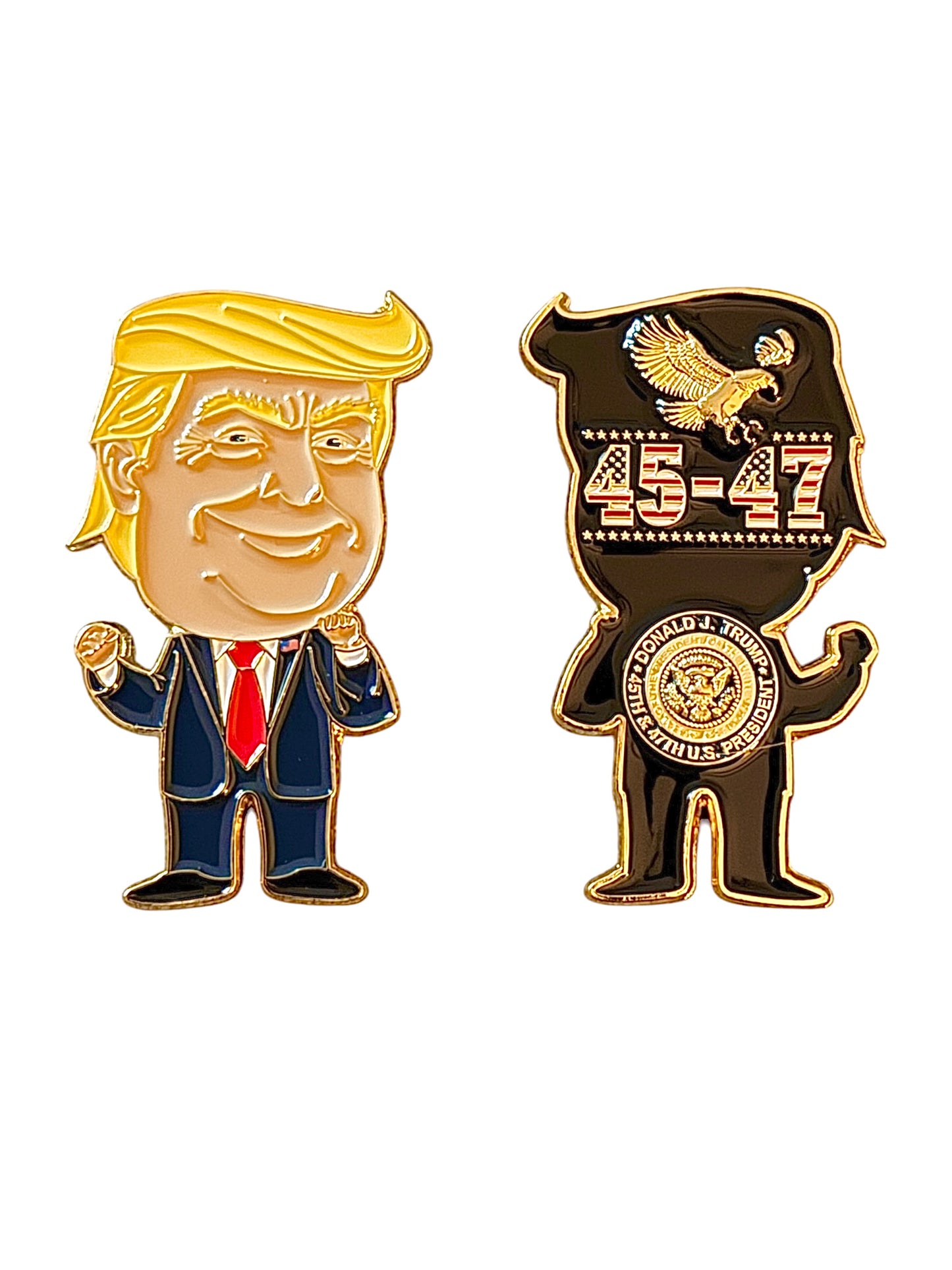 Limited Edition Dancing President Donald Trump Funko Pop Challenge Coin