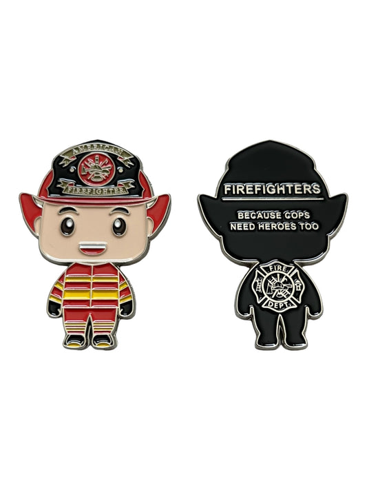 American Firefighter Funko Pop Mini Firefighter Challenge Coin