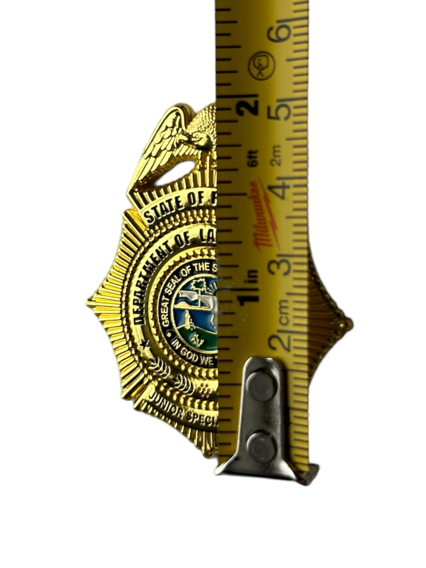 Florida Department of Law Enforcement FDLE Junior Special Agent Badge Challenge Coin Kids Child Fun Collectible