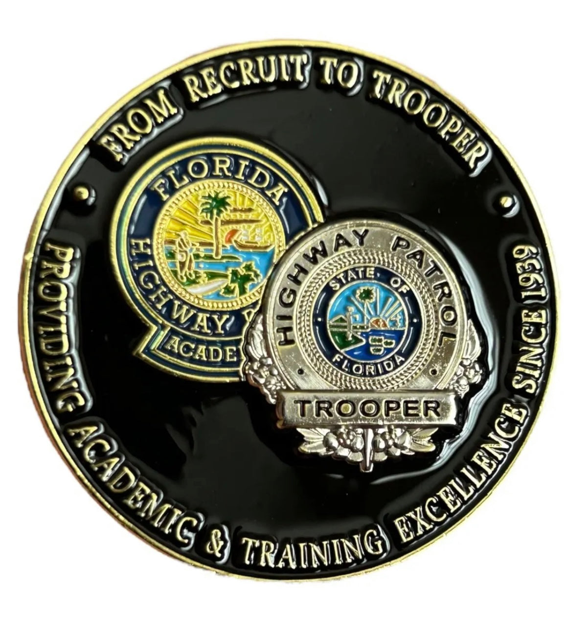 Florida Highway Patrol Training Academy Challenge Coin