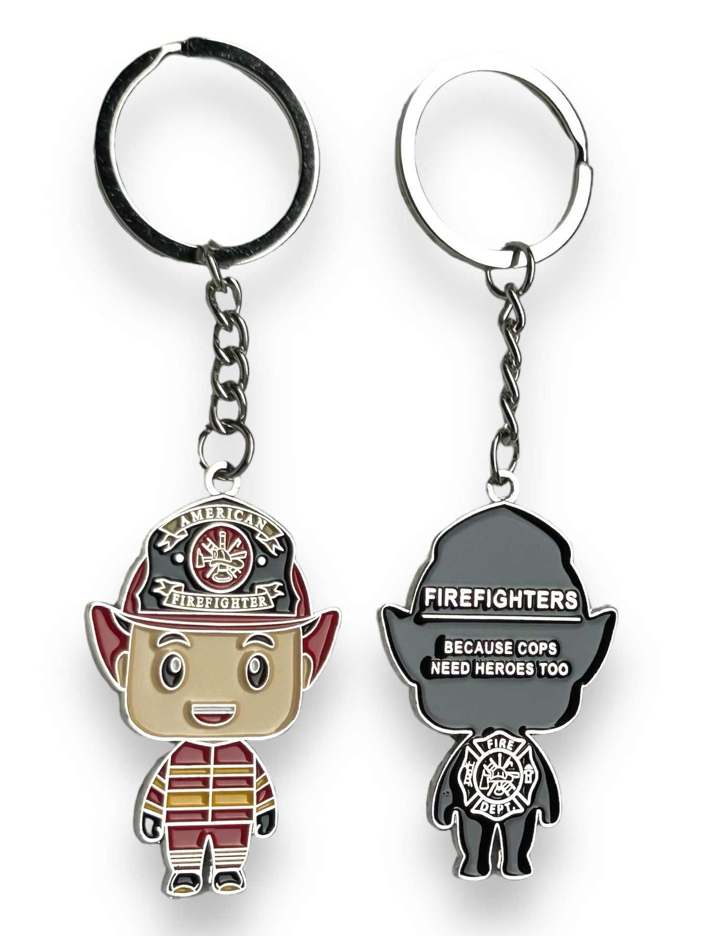 Funko Pop Mini Firefighter Keychain Engineer Fireman Firemen Fire Rescue Volunteer Squad Ladder Truck FDNY