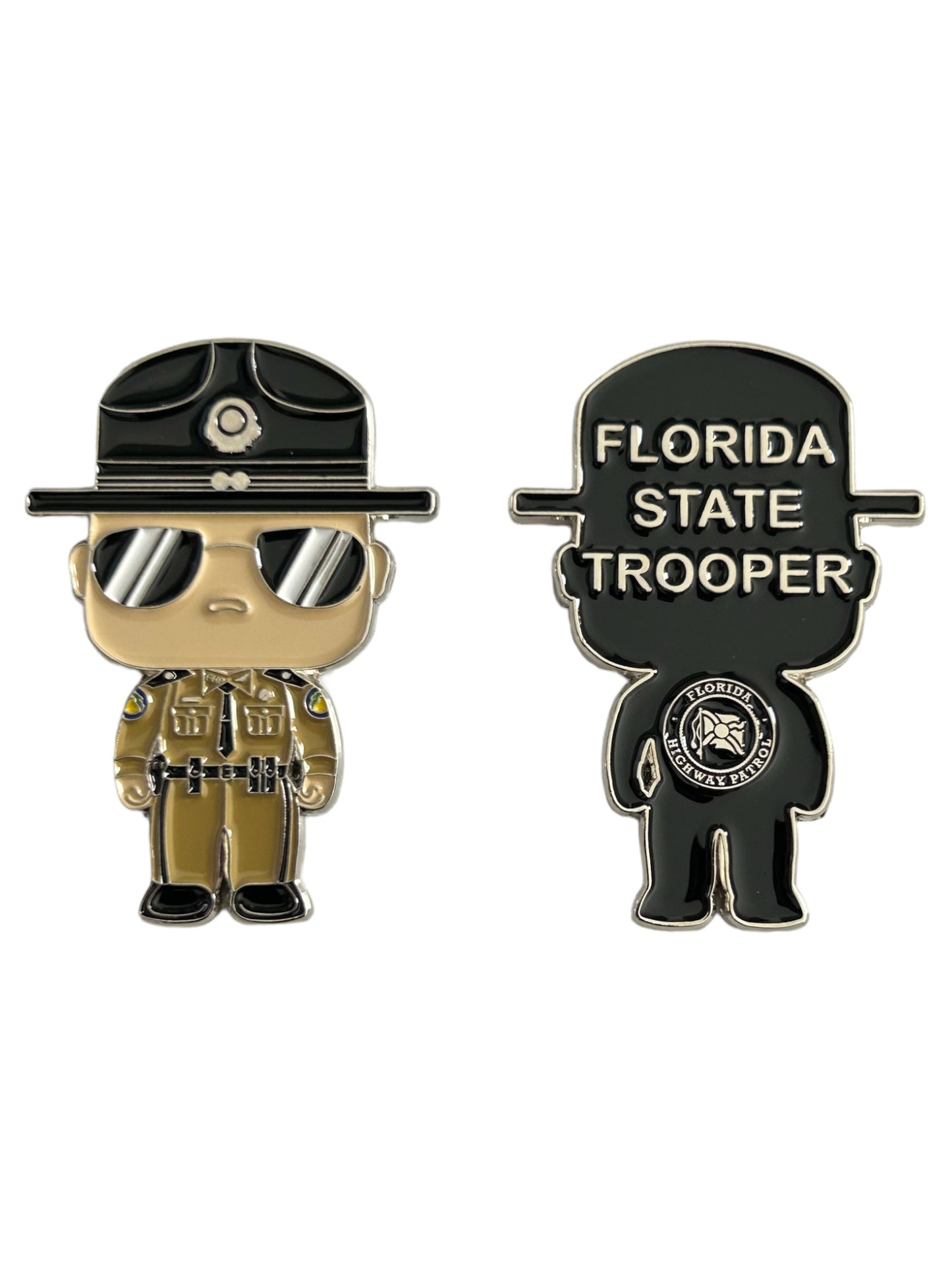 Florida Highway Patrol Funko Pop Mini Trooper Challenge Coin Version 1