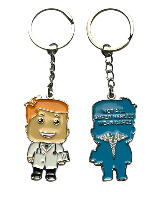 Funko Pop Mini Medical Doctor Keychain Big Head Nurse Hospital Aid Medicine Med Doc RT PhD Medical ER Physician